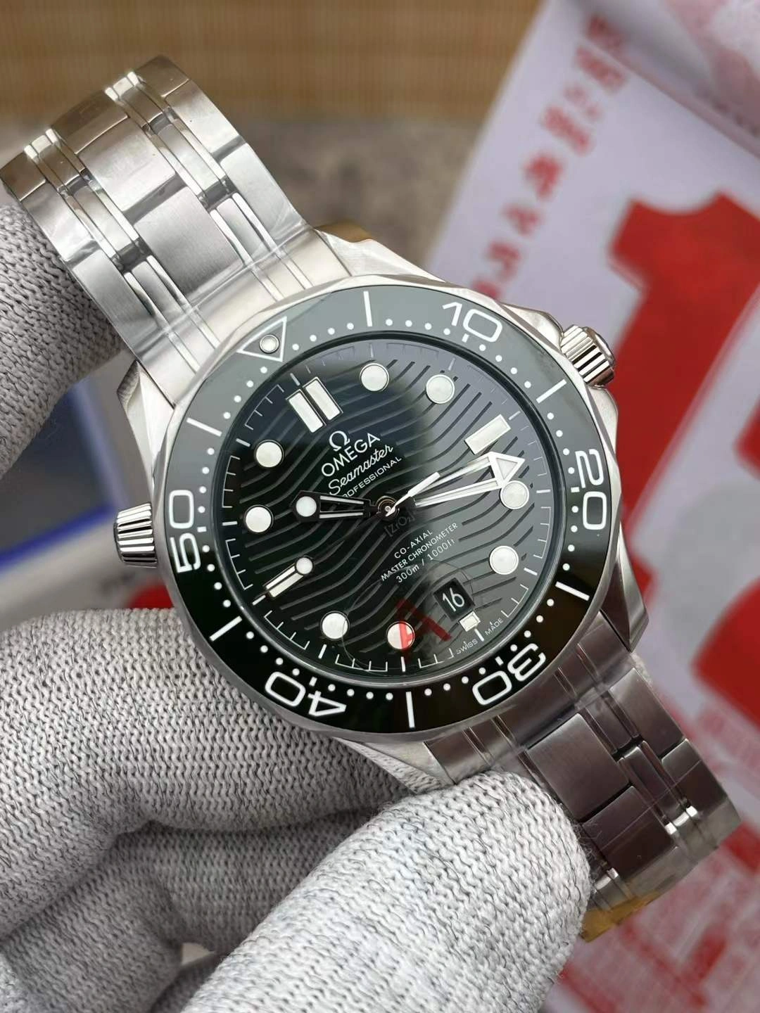 Sporty CBD Factory Omega Seamaster Diver 300M 42mm Green Dial Green Ceramic Bezel(210.30.42.20.10.001) 1:1 Super Clone – DD8800 Movement 214